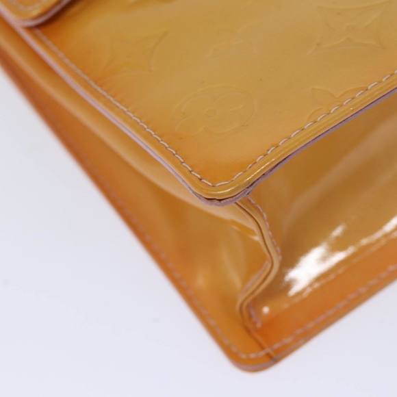 LOUIS VUITTON Vernis Spring Street Hand Bag Marshmallow Pink M91033 Auth 80345 - Picture 16 of 16